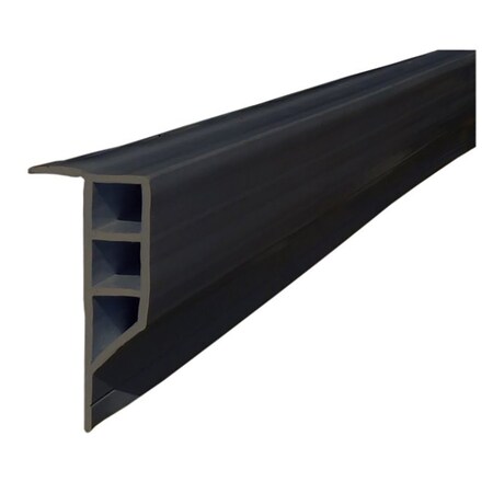 Dock Edge Standard PVC Full Face Profile - 16' Roll - Black 1163-F